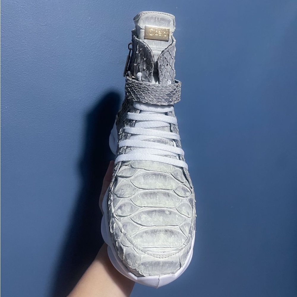 Python Snakeskin High Top Sneakers - Picture 17 of 17
